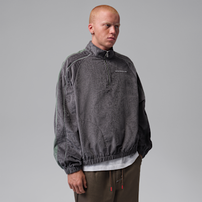 Jordan Flight Men's Corduroy 1/2-Zip Top. Nike BG